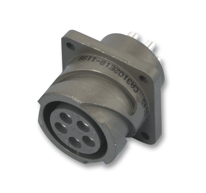 ITT Cannon Ca3102E18-11Sb Receptacle, Fixed, 5Way