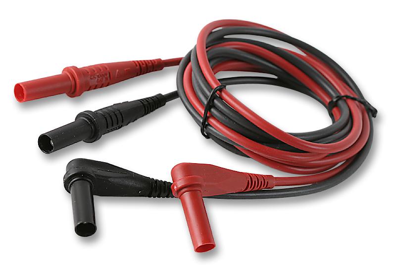 Pomona 5907A Test Lead Set, Blk/red, 1.219M, 1Kv, 10A