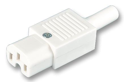 Bulgin/partner Stock Px0597/wh Socket, Iec, White, Free