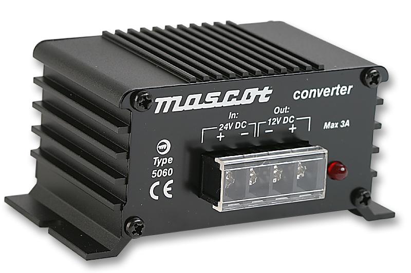 Mascot 5060 24/12V Converter, Dc To Dc, 12V, 41W