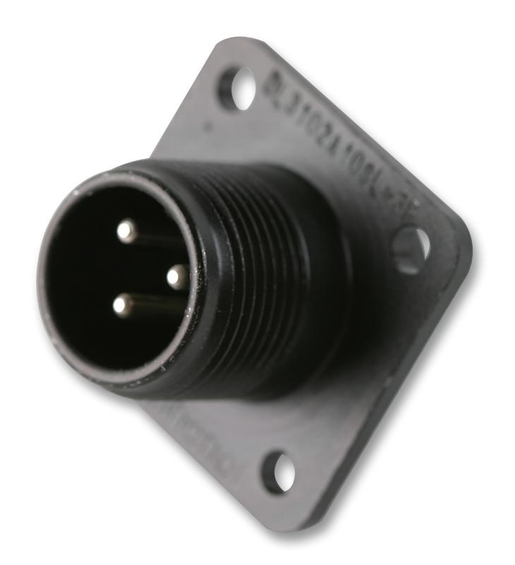 Amphenol LTD Dl3102A22-22P Plug, Chassis Mount, 4Way