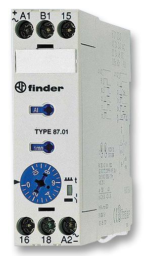 Finder Relays Relays 87.01.0.240.0000 Timer, Multifunction