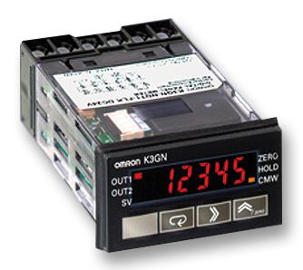 Omron Industrial Automation K3Gn-1001A Panel Meter, 2 Relay Output