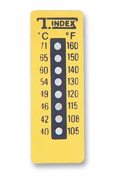 Thermindex Series 8 E Temperature Indicator, 210Â°C/260Â°C, Pk10