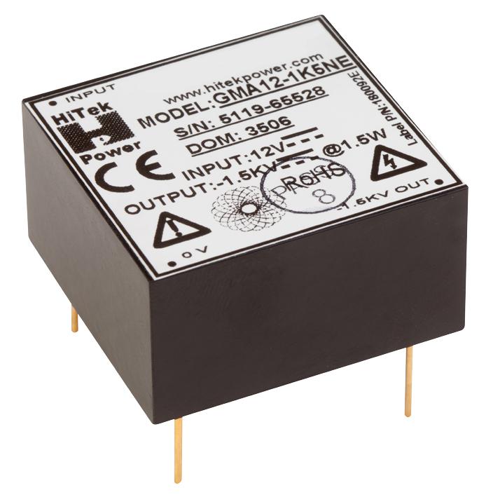 Hitek Power Gma12-1500-P Converter, Dc/dc, 1.5W, +1500V