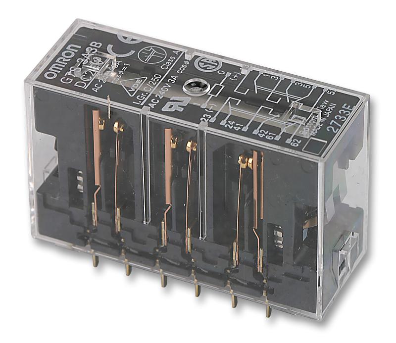 Omron Industrial Automation G7S-3A3B 24Vdc Relay, Safety, 3No, Nc, 250Vac, 6A