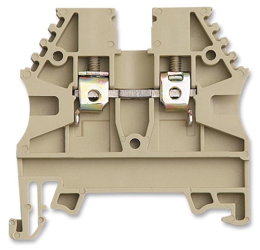 Imo Precision Controls Er10Beige Terminal Block, Din Rail, 2Pos, 8Awg