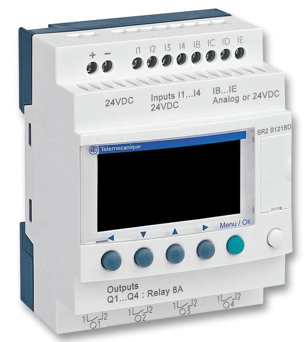 Schneider Electric Sr2B121Fu Relay, Zelio Logic, 8I/p, 100V To 240V