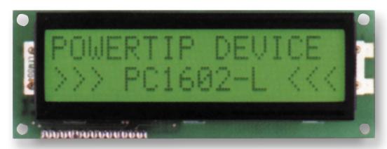 Powertip Pc1602Lrs-Hwb-H-Q Lcd Module, 16X2, Stn, Led, E/temp