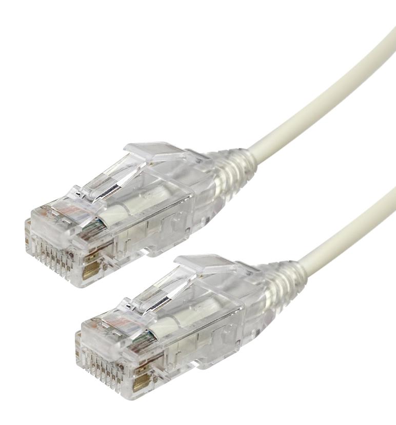 Videk 2994-1W Enet Cord, C6, Rj45 Plug-Rj45 Plug, 1M