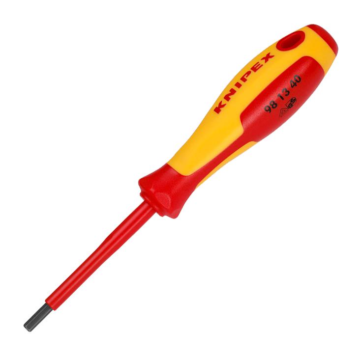 Knipex 98 13 40 Screwdriver, Hex, 4mm Tip, 182mm Ol