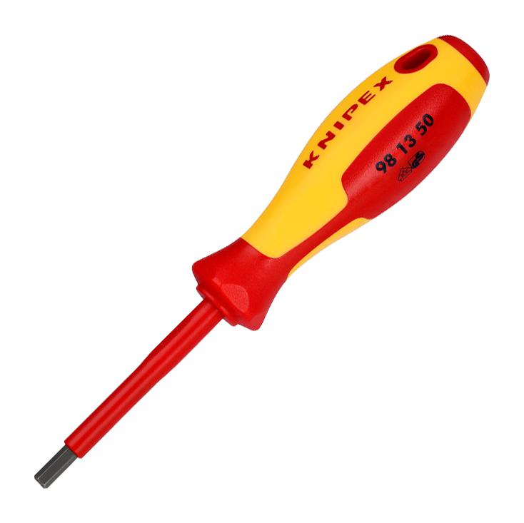 Knipex 98 13 50 Screwdriver, Hex, 5mm Tip, 187mm Ol