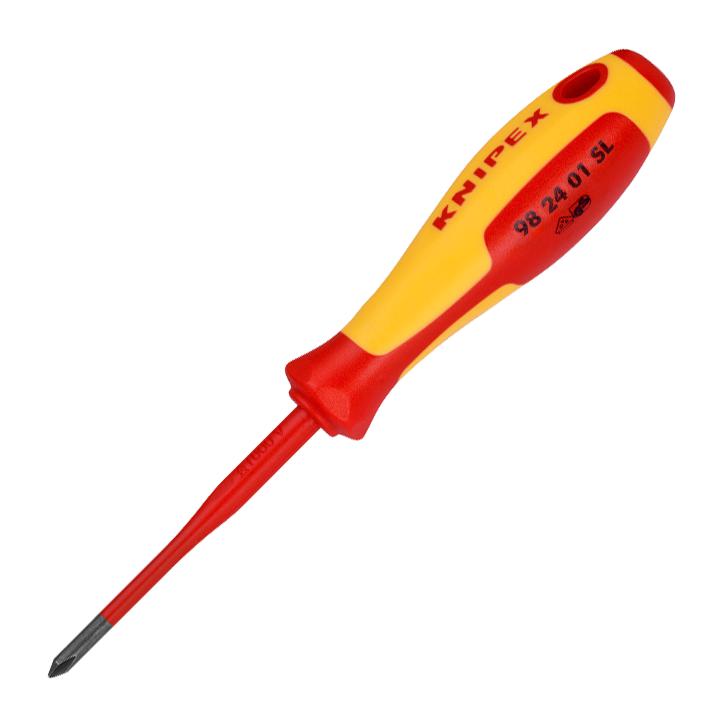 Knipex 98 24 01 Sl Screwdriver, Slim, Phillips, #1, 187mm