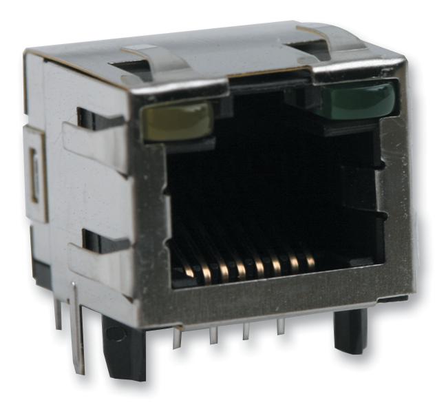 Amp Connectors / Te Connectivity 2-406549-5 Modular Jack, 8Way