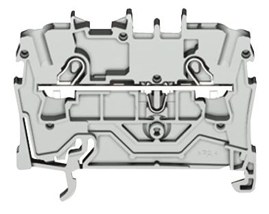 WAGO 2002-1201 Terminal Block, Din Rail, 2Pos, 12Awg