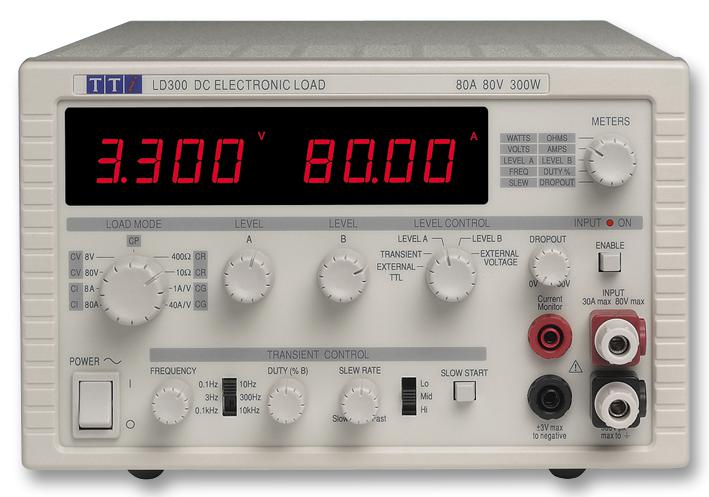 Aim-Tti Instruments Ld300 Electronic Load, Dc, 80V, 80A, 300W