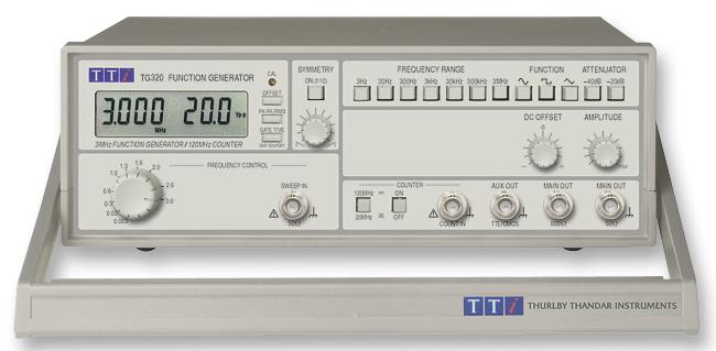 Aim-Tti Instruments Tg320 Function Generator/counter, 1Ch, 3Mhz