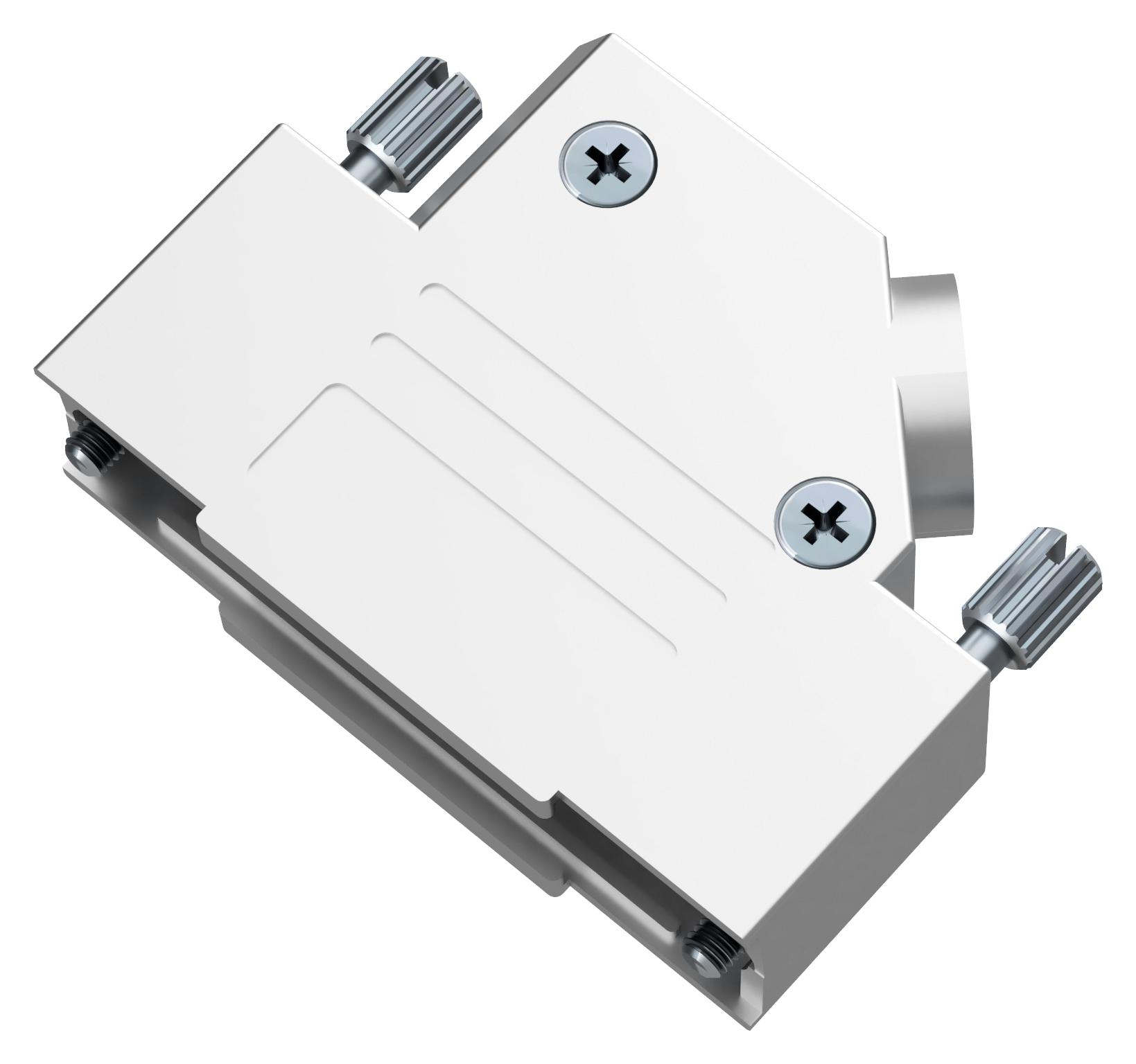 Positronic D25000Dse40/aa D Sub Backshell, 45 Deg, Size Db