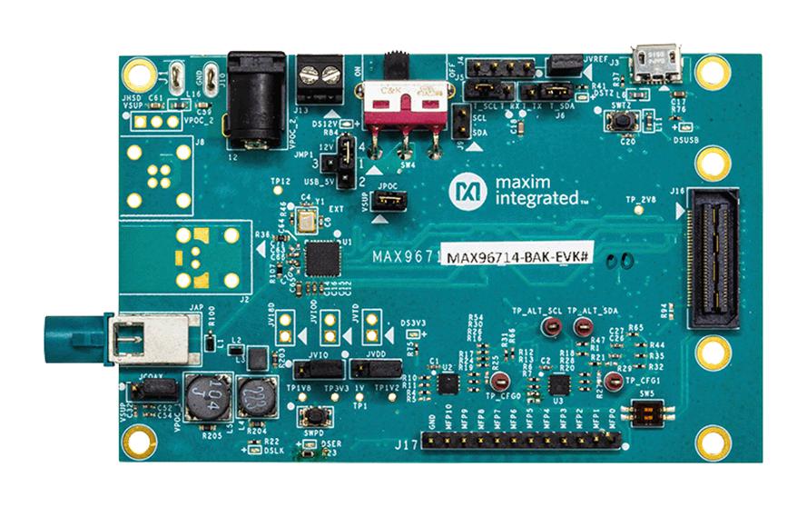 Analog Devices Max96714-Bak-Evk# Eval Kit, Full Speed Gmsl Deserializer