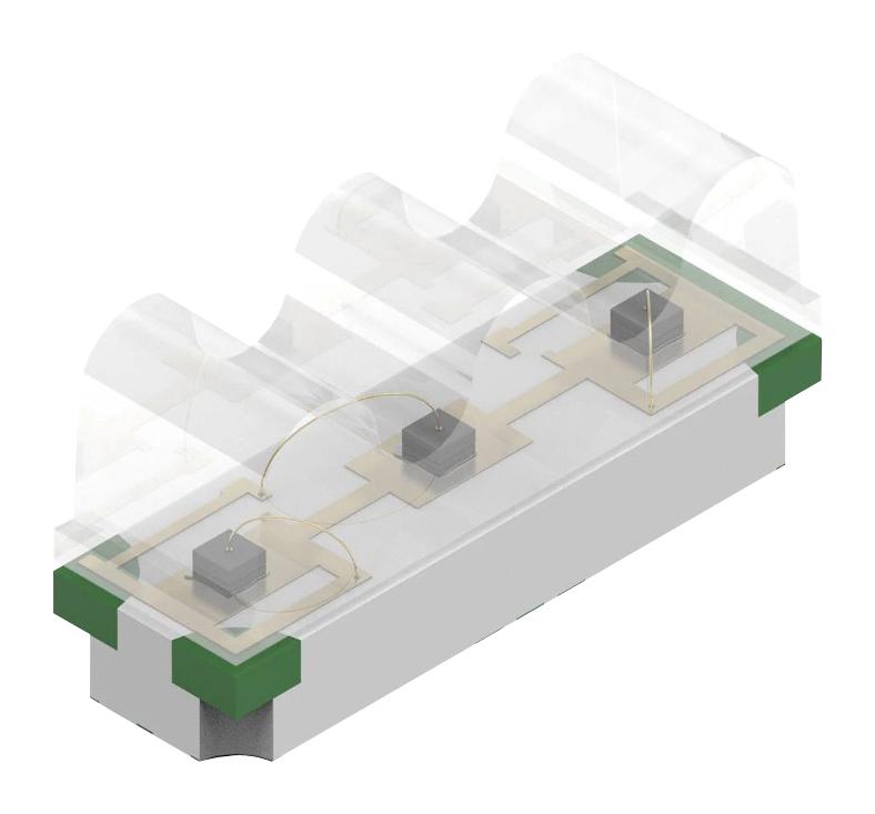 WÃ¼rth Elektronik 155124M172400 Led, Rgb, 950Mcd/1.5Cd/350Mcd/smd