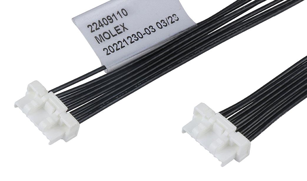 Molex 224091-1082 Cable Assy, 8Pos, Plug-Plug, 150mm