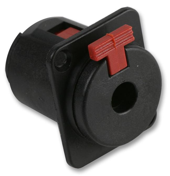 Pro Signal Psg01279 6.35mm Jack Socket, Locking, Black