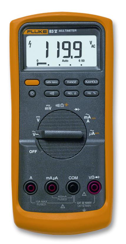 Fluke Fluke 83-V/eur Multimeter, Digital, Hand Held, 6000