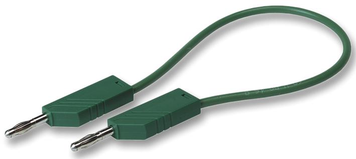 Hirschmann Test And Measurement 934093104 Test Lead, Grn, 1.5M, 60V, 16A