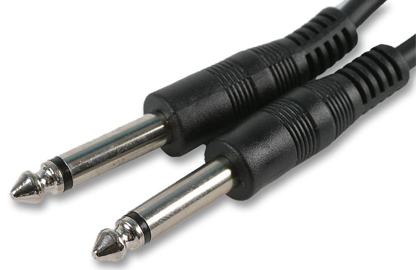 Pro Signal Psg00068 Lead, 6.35mm Mono Jack Plug-Plug, 6M