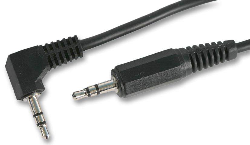 Pro Signal Psg00056 Lead 3.5mm Stereo Plug To 90Deg Plug 2M