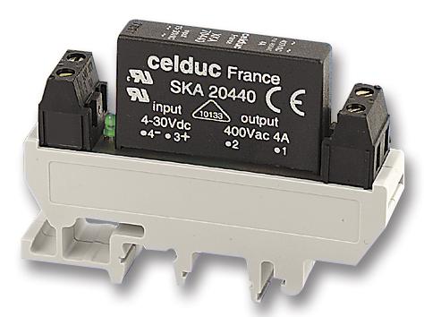 Celduc Xkd10306 Relay, Din Rail, 3A