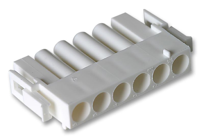 Amp Connectors / Te Connectivity 926300-3 Plug Housing, Panel, 6Way