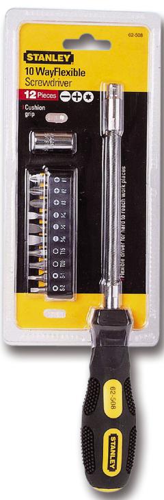 Stanley 62-508 Screwdriver, Flexible, 10Way