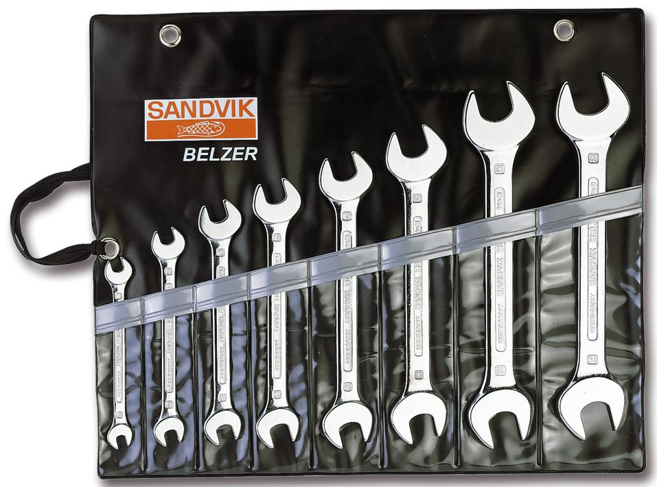 Bahco 6M/10T Spanner Set, Open Jaw