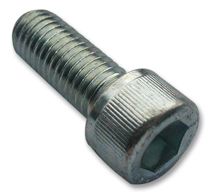 TR Fastenings M3 12 So12Cs S100 Screw Socket, Capacitor, M3X12 Black, Pk100