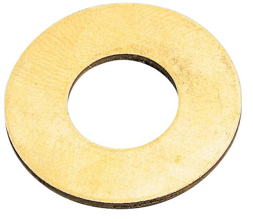 TR Fastenings M5- Fabrwan100- Washer, Form A, Brass, Np, M5, Pk100