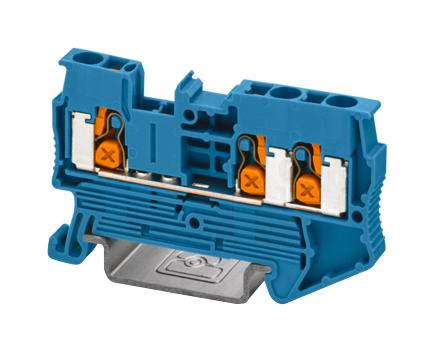 Phoenix Contact 1343121 Terminal Block, Din Rail, 3Pos, 12Awg