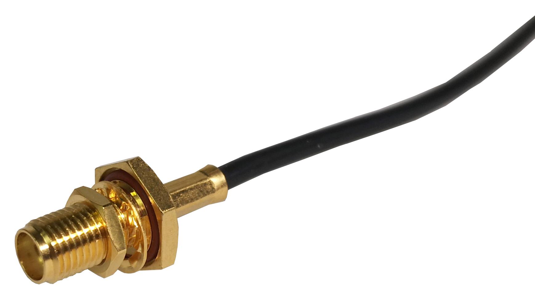 Huber+Suhner 24_Sma-50-2-116/111_Ne Rf Coax Connector, Blkhd Sma Jack, 50 Ohm