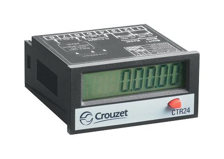 Crouzet 87622061.. Totalizer, Lcd, 8Digit, 4-30Vdc