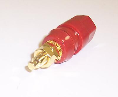 Pro Signal Psg01715 4mm Binding Post, Gold, Red