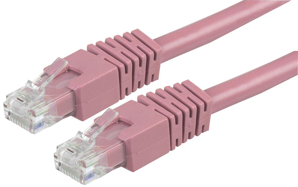 Pro Signal Ps11209 Patch Cord, Rj45 Plug, Cat6, 1M, Pink