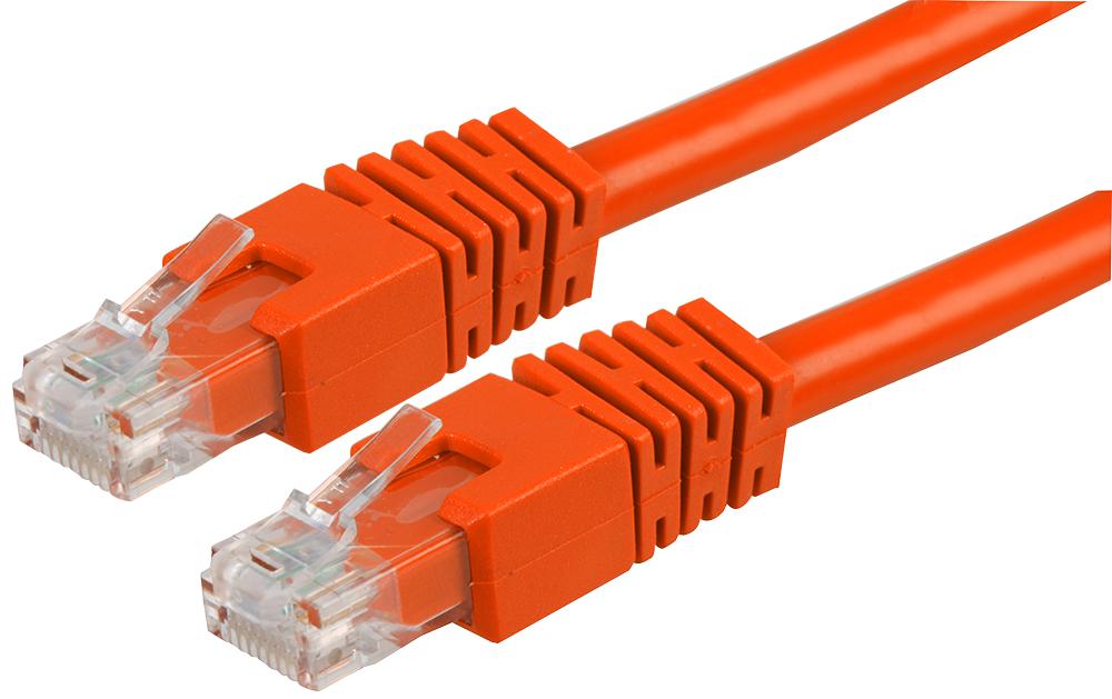 Pro Signal Ps11207 Patch Cord, Rj45 Plug, Cat6, 10M, Orange