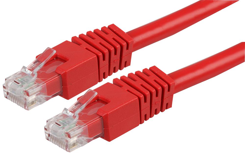 Pro Signal Ps11150 Patch Cord, Rj45 Plug, Cat6, 0.5M, Red