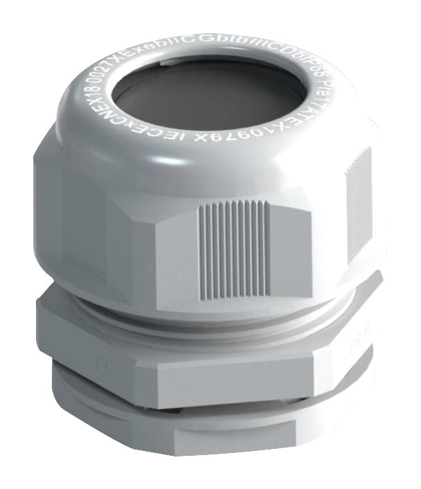 Multicomp Pro Mp012667 Cable Gland, 18 To 25mm, Nylon, Grey