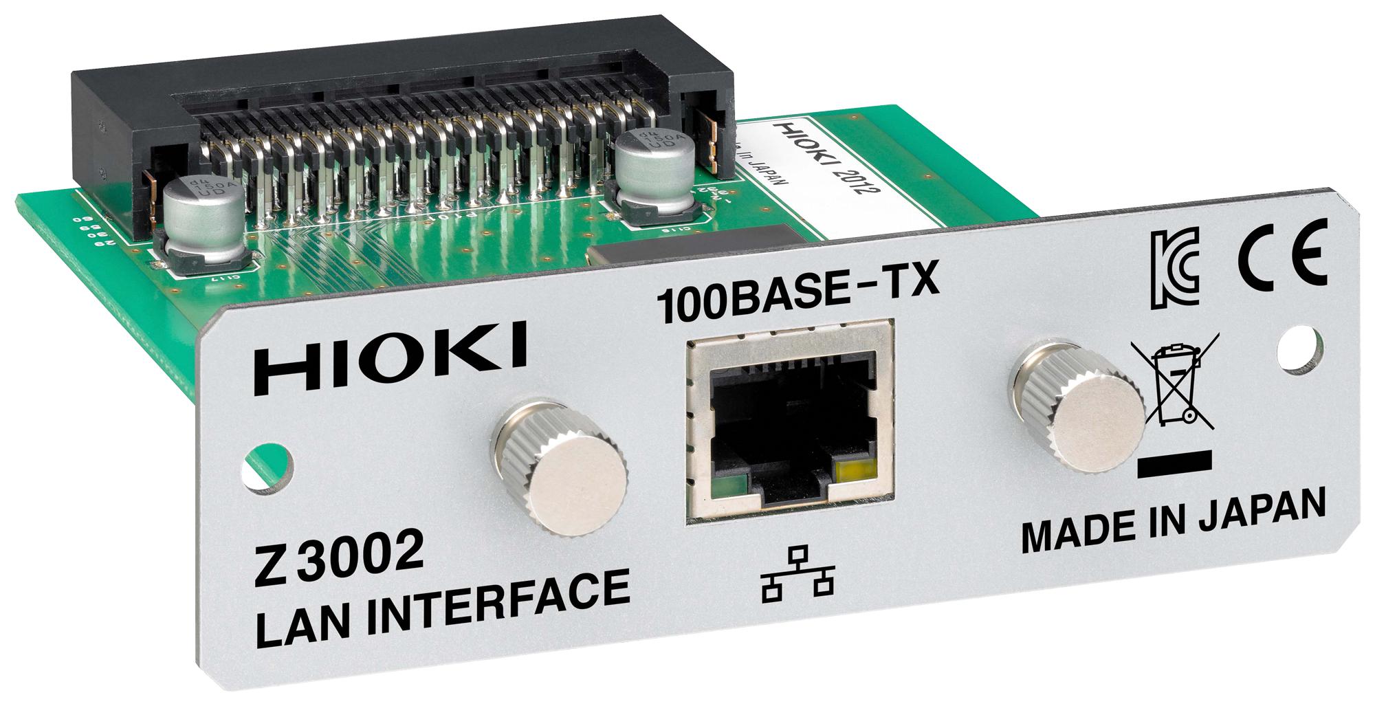 Z3002 Hioki, Test Accessory, LAN Interface, HIOKI IM3523/IM3533/IM3533