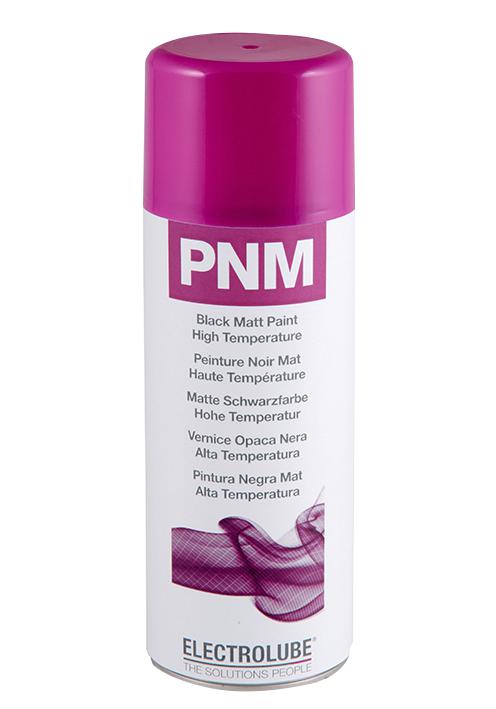 Electrolube Pnm400 Paint, High Temp, Matt Black, 400Ml