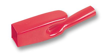 Deltron Components Batt Clip Insulating Cover, Red Cover, Battery Clip, 75.5mm, Red