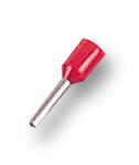 Weidmuller H1,5/14. Ferrule, Insulated, 1.5mm, Red, Pk100