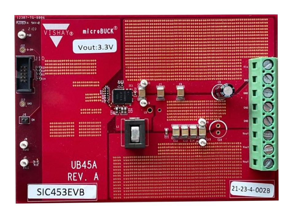 Vishay Sic450Evb-Kit-A Reference Board, Sync Buck Regulator