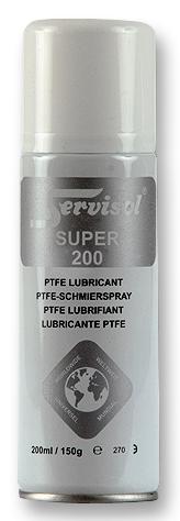 Servisol 100022000 Lubricant, Ptfe, 200Ml